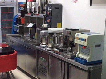 深圳工廠直銷 不銹鋼水吧臺(tái)與奶茶設(shè)備全套解決方案